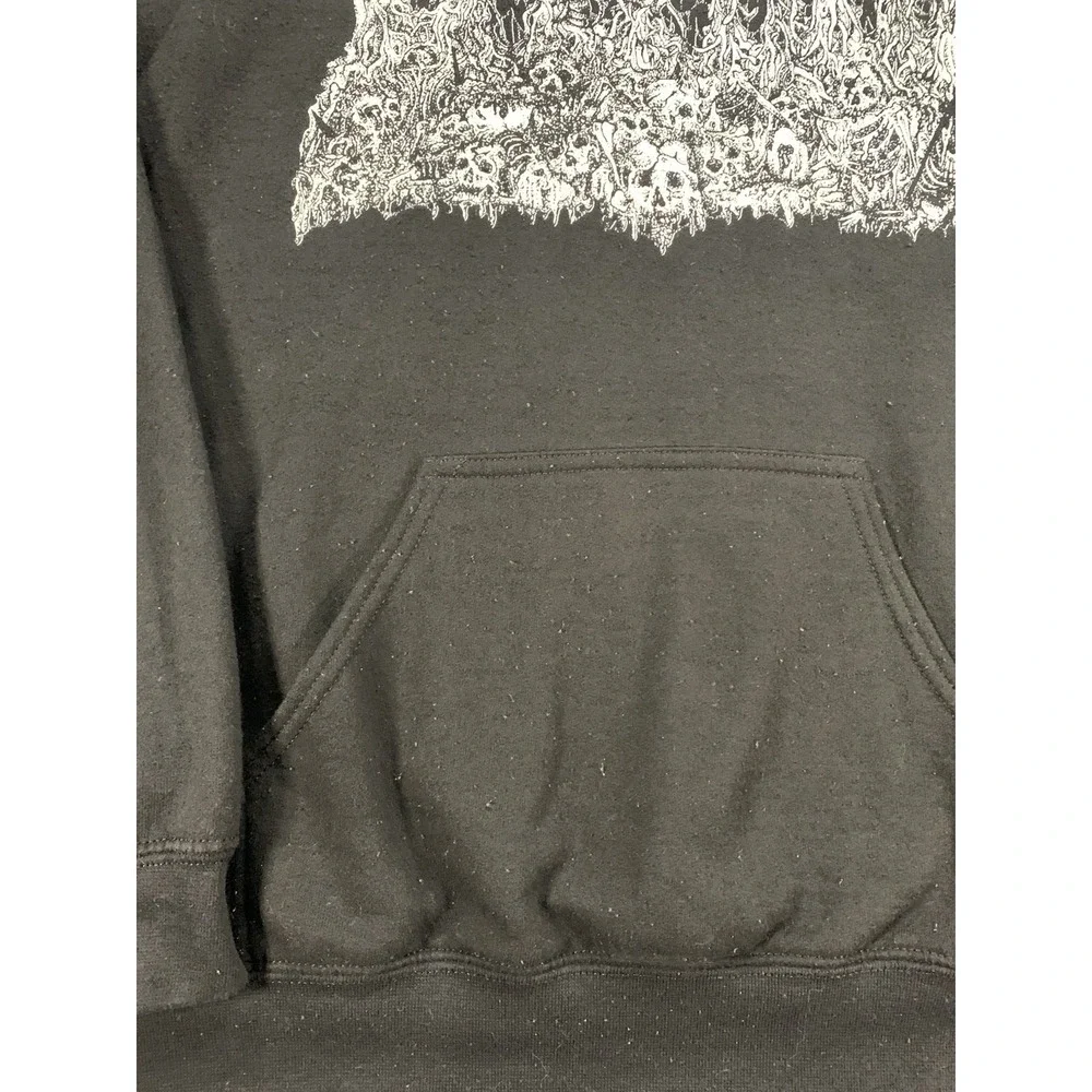 Undeath Death Metal Band Hoodie Double Sided Men's Sz Medium